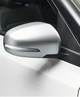 Door Mirror Cover RH – Brushed Aluminium Look (with Turn Signal)