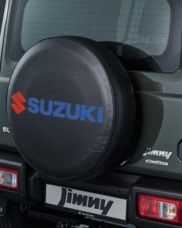 Spare Wheel Soft Cover – Black with Coloured Logo