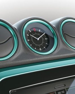 Dashboard Coloured Trim Ring Set Turquoise