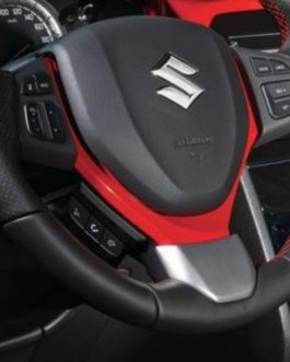 Steering wheel coloured trim