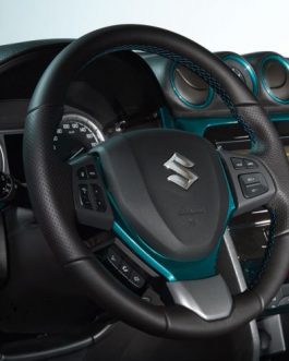 Steering Wheel Coloured Trim Atlantis Turquoise