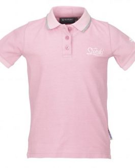 Fashion Basic Pink Girls Polo Shirt