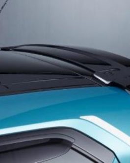 Rear Upper Spoiler – Neon Blue