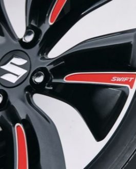 Alloy Wheel Decal Set – Burning Red
